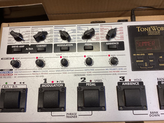 Korg ToneWorks AX1500G Guitar Multi Effects FX Pedal/Floorboard