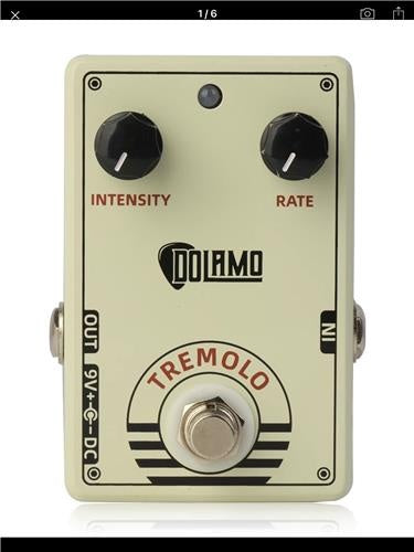 Dolamo D-13 Tremolo Guitar FX Effect Pedal True Bypass Electric Guitar