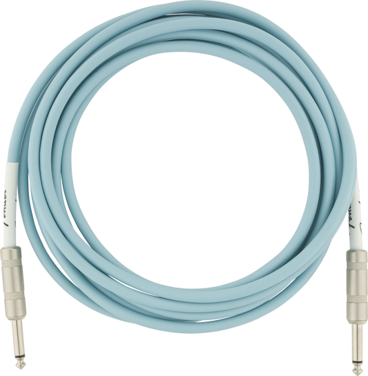 Fender Original Series Instrument Cable, 15', Daphne Blue