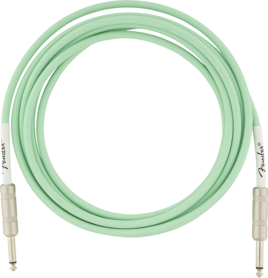 Fender Original Series Instrument Cable, 10', Surf Green