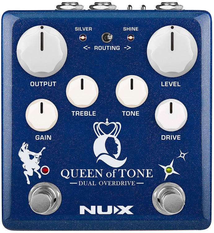 Queen of Tone Dual Stacked Overdrive Pedal