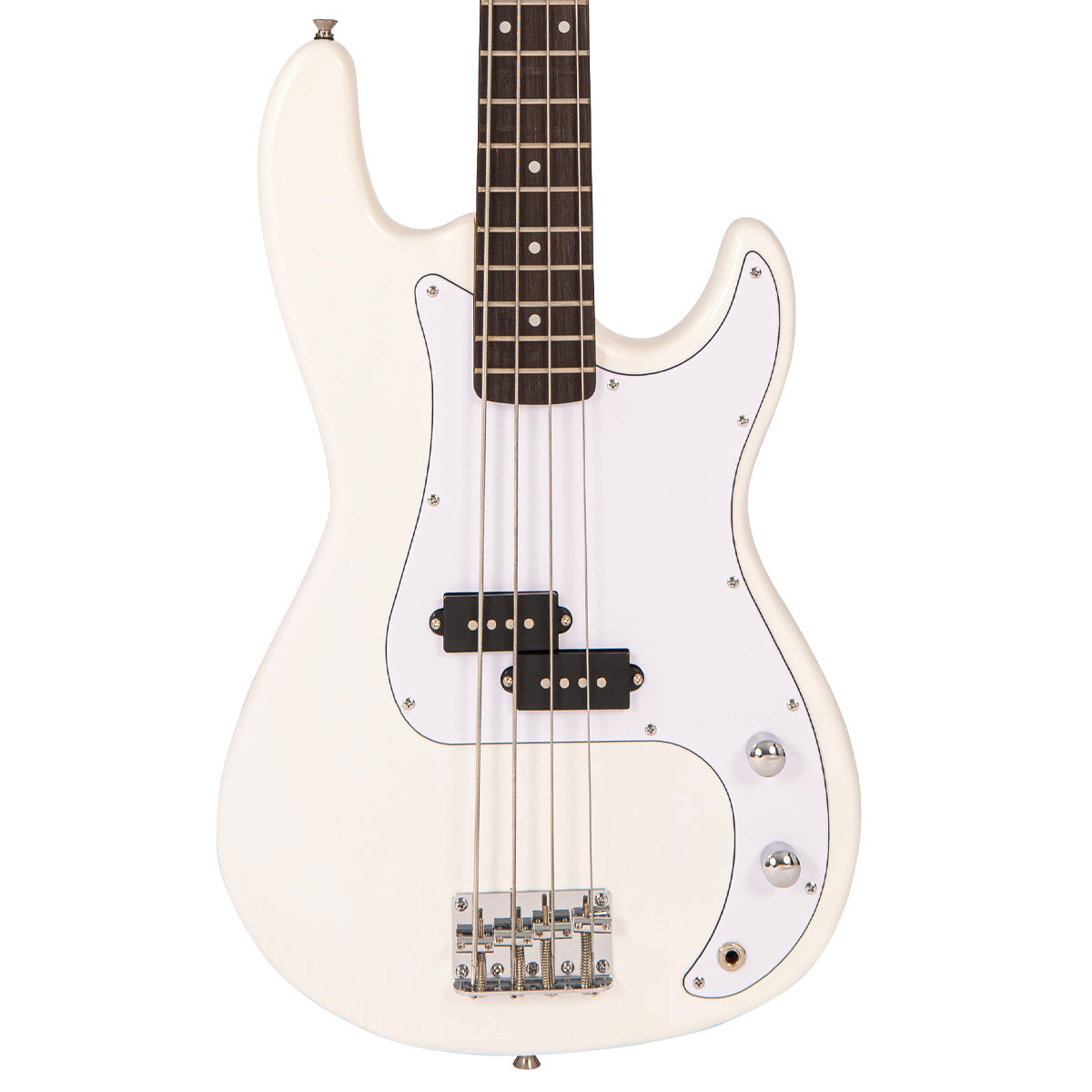 Encore Blaster E40 Bass Guitar ~ Vintage White