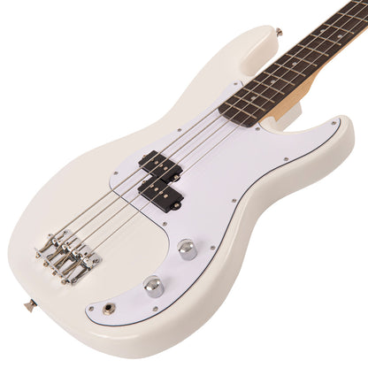 Encore Blaster E40 Bass Guitar ~ Vintage White