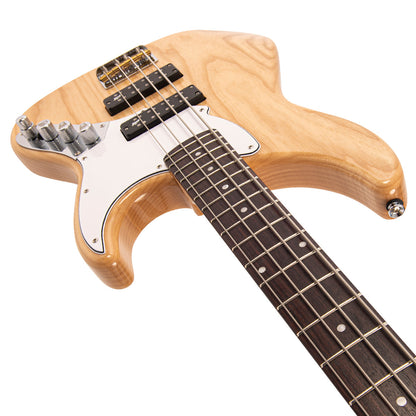 Fret-King Perception Custom Bass ~ Natural Ash