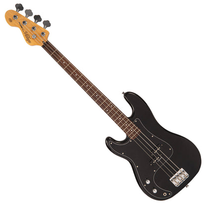 Vintage V40 Coaster Series Bass Guitar Pack ~ Left Hand Boulevard Black