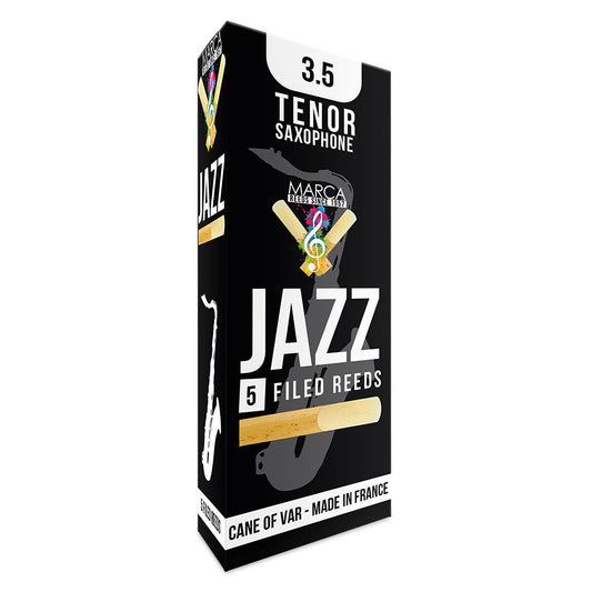 Marca Jazz Filed Reeds ~ 5 Pack ~ TenorÂ Sax ~ 3.5