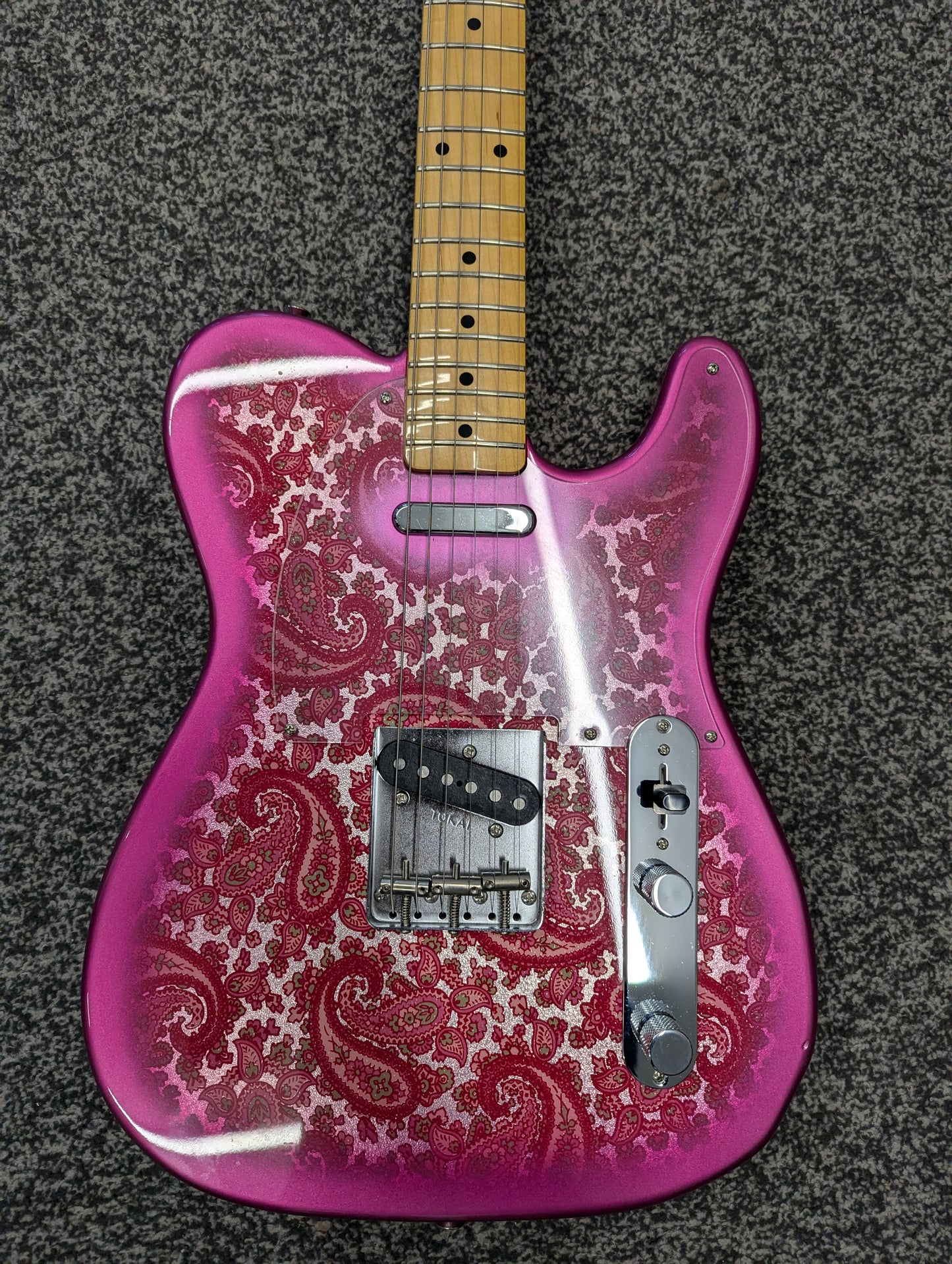 Tokai Breezy Sound Pink Paisley Telecaster Electric Guitar Made in Japan - Used