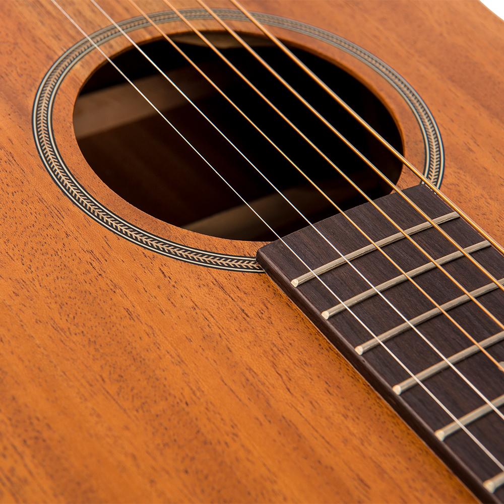 Vintage V300 Acoustic Folk Guitar ~ Mahogany