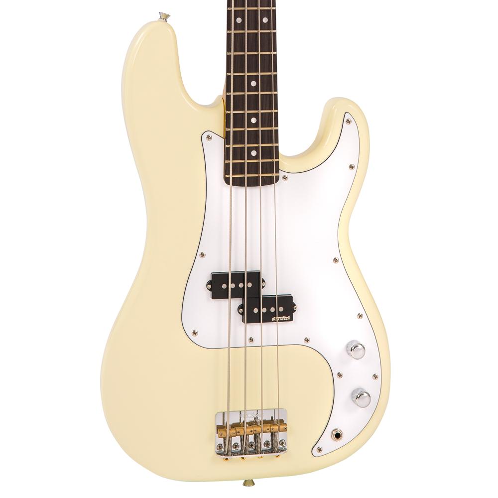 Vintage V4 Reissued Bass ~ Vintage White