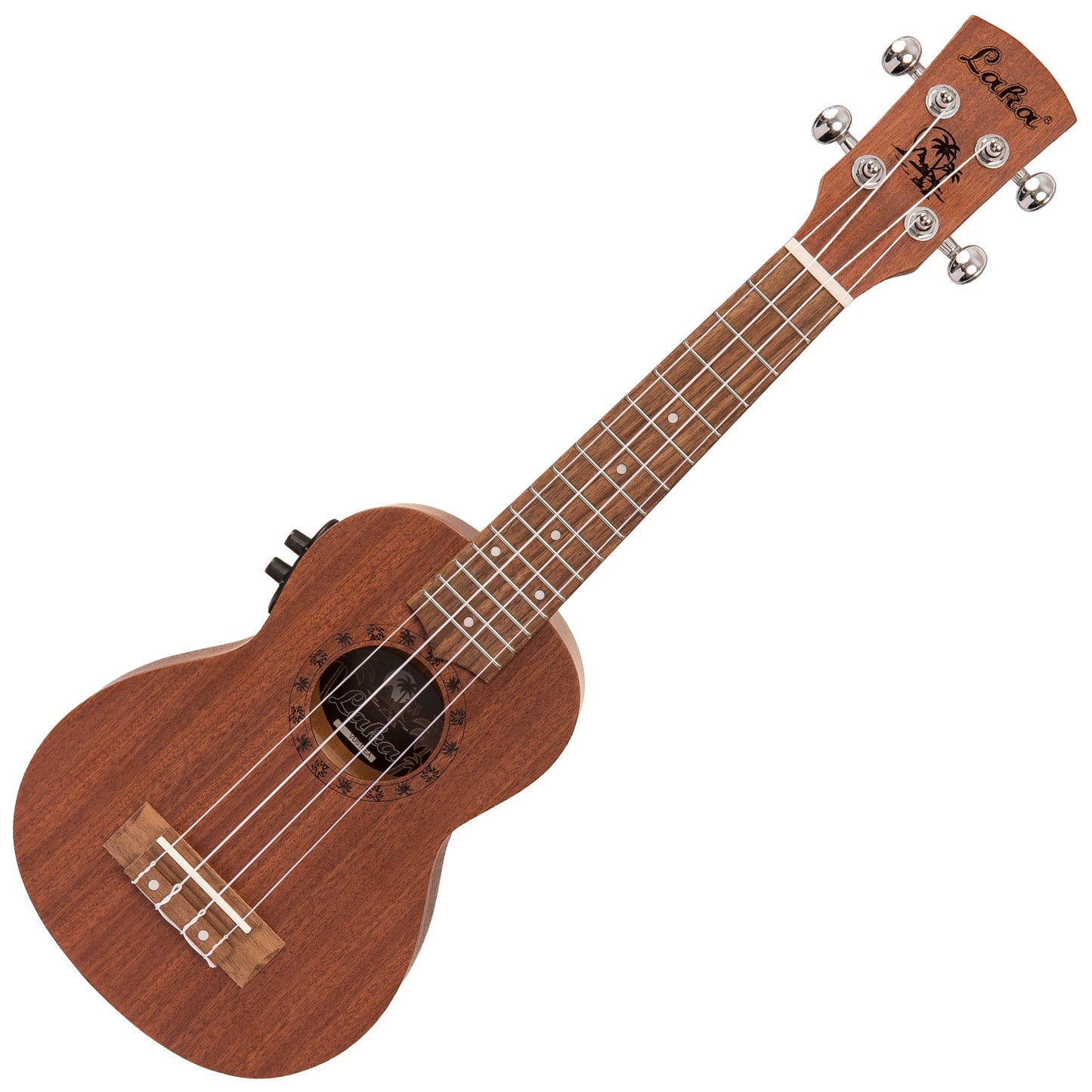 Laka Mahogany Series Electro-Acoustic Ukulele & Carry Bag ~ Soprano